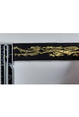 Cloakmakers.com Lion Passant Trim, Scottish, Gold/Black