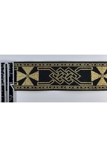 Cloakmakers.com Maltese Cross Trim, Gold/Black