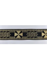 Cloakmakers.com Maltese Cross Trim, Gold/Black