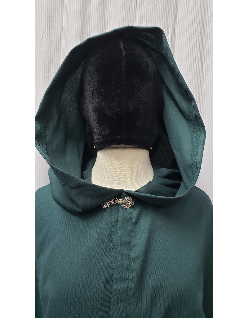 Cloak and Dagger Creations 4833 - Scarab Green Lightweight Capelet w/ Pockets