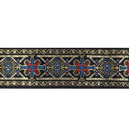 Cloak and Dagger Creations Crusader Shield Trim, Gold/Red/Blue on Black
