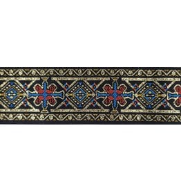 Elizabethan Floral Trim, Gold/Green