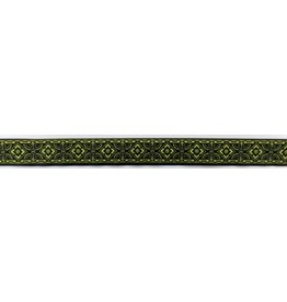 Cloakmakers.com Square Diamonds Trim, Olive/Green/Black