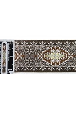 Cloakmakers.com Filigree Diamonds Trim Silver/Brown