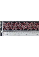 Cloakmakers.com Red Smoke Silver Border