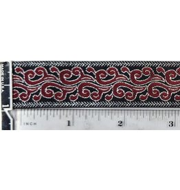 Cloakmakers.com Red Smoke Silver Border