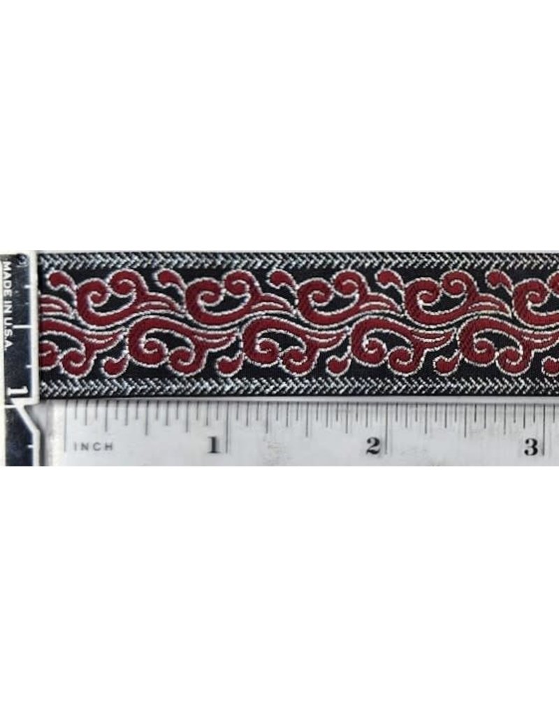Cloakmakers.com Red Smoke Silver Border