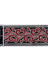 Cloakmakers.com Red Smoke Silver Border