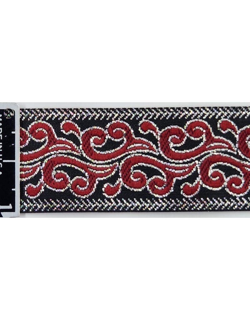 Cloakmakers.com Red Smoke Silver Border