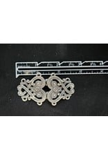 Cloakmakers.com Byzantine Swirls Cloak Clasp - Pewter