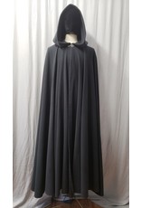 Cloak and Dagger Creations 4857 - Long Black Double Velour Fleece Cloak