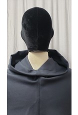 Cloakmakers.com H362 - Steel Grey Washable Wool Hooded Cowl