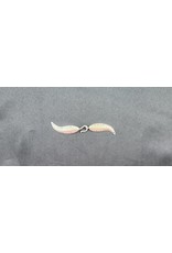 Cloakmakers.com Willow Leaf Cloak Clasp - Sterling Silver