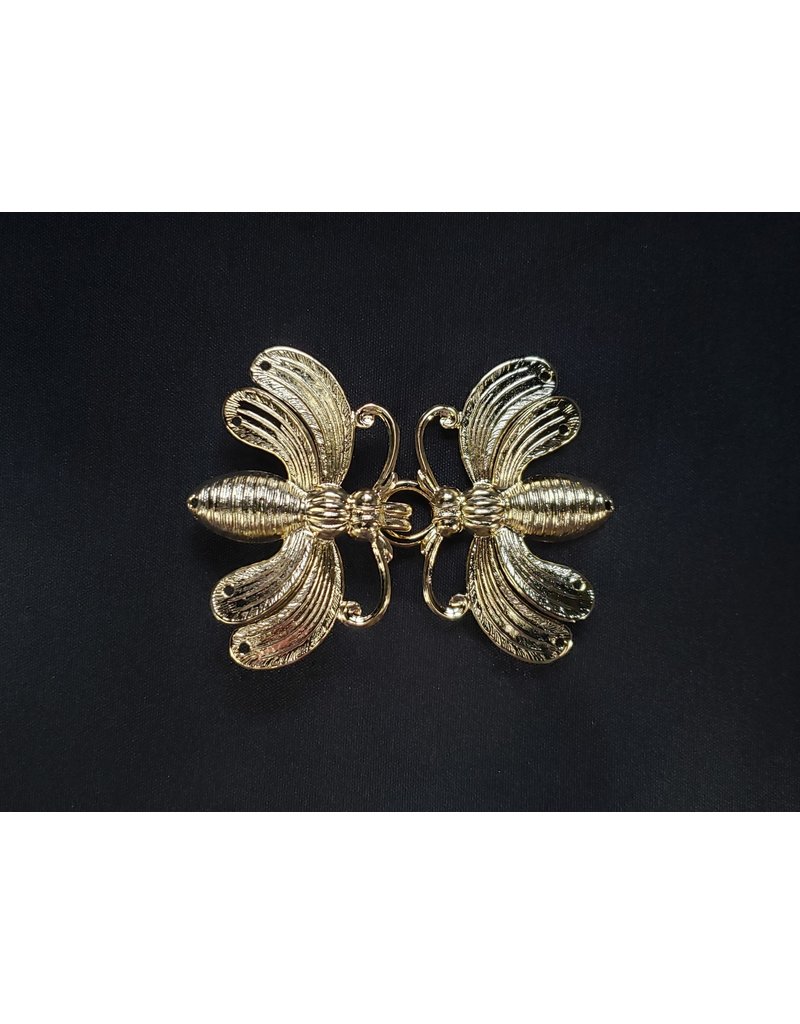 Cloakmakers.com Bees Cloak Clasp - Gold Plated