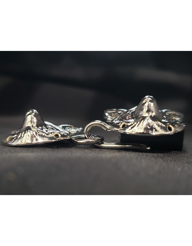 Cloakmakers.com Fox Hook & Eye Cloak Clasp - Silver Tone Plated