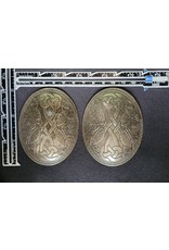 Cloakmakers.com Four Birds Viking Turtle Brooch Antique Bronze Plated - Large