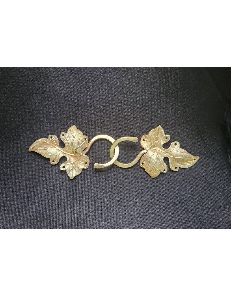 Cloakmakers.com Ivy, Curly with J-Hook Cloak Clasp - Raw Bronze