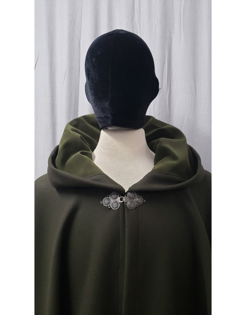 zhongzixin/Ribbed collar long cape coat-