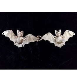 Cloakmakers.com Bats Cloak Clasp -Raw Jewelers Brass