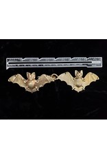 Cloakmakers.com Bats Cloak Clasp -Raw Jewelers Brass
