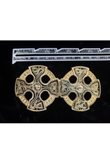 Cloakmakers.com Celtic Cross Cloak Clasp - Gold Plate