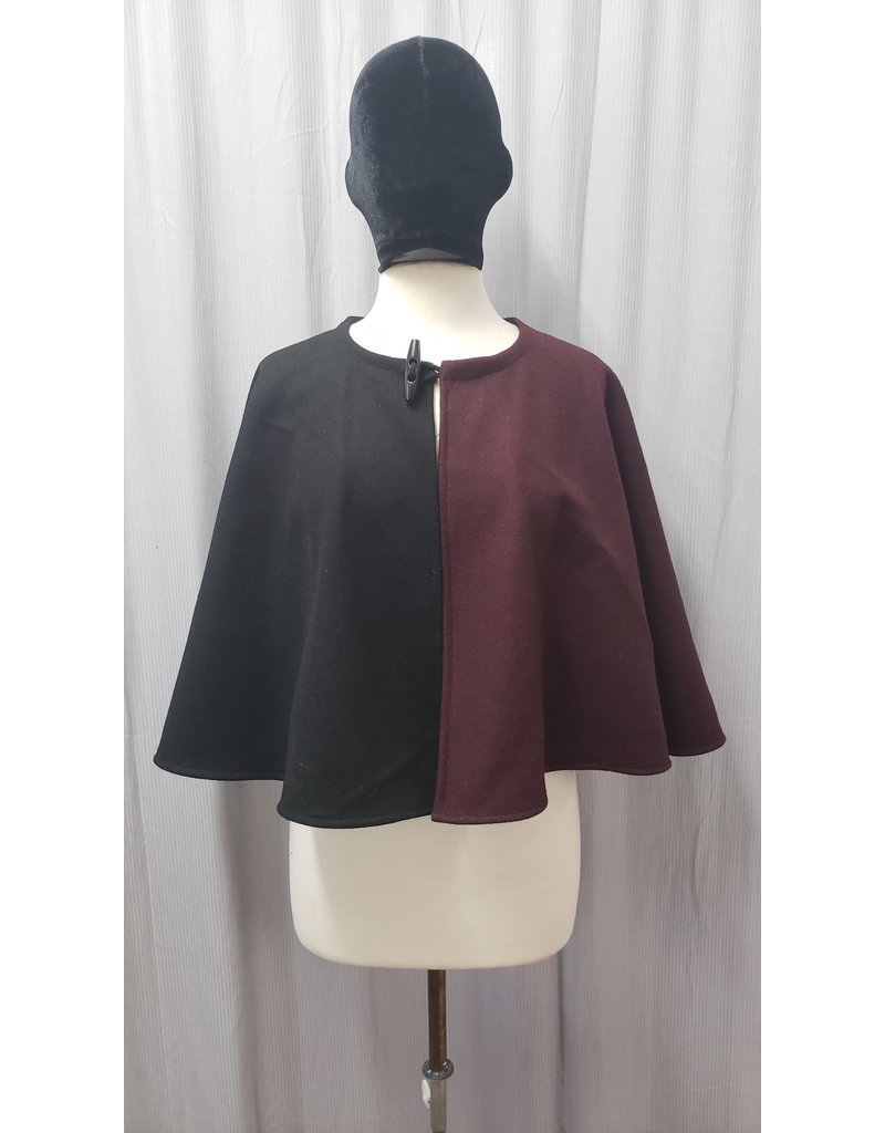 Capelet Short Hooded Cape Hooded Cape Pelerine Hooded Cape 