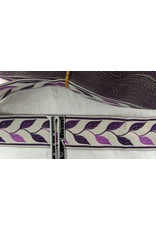 Cloakmakers.com Leafy Vine Trim - Purples on Cream