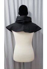 Cloakmakers.com H370 - Charcoal Grey Wool Blend Hooded Cowl