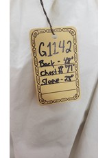 Cloakmakers.com G1142 - Natural Cotton Chemise w/ Angel Sleeves, Adjustable Elastic Neck