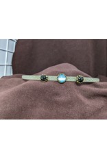 Cloak and Dagger Creations Noble Circlet - Light Blue Round and 2 Smaller Dark Stones