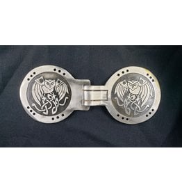 Cloakmakers.com Celtic Owl Cloak Clasp