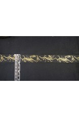 Cloakmakers.com Dragon Trim, Gold on Black (reversible)