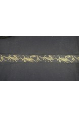 Cloakmakers.com Dragon Trim, Gold on Black (reversible)