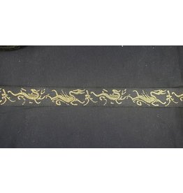 Cloakmakers.com Dragon Trim, Gold on Black (reversible)