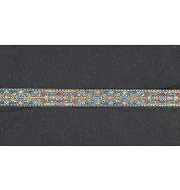 Cloakmakers.com Florentine Trim, Gold/Blue/Red - Narrow