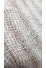 Cloakmakers.com 4908- Grey & Brown Striped Inverness Cloak w/ 4 Pockets, Button Closure