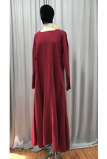 Cloakmakers.com G1151 - Raspberry Red Linen Long Sleeved Gown