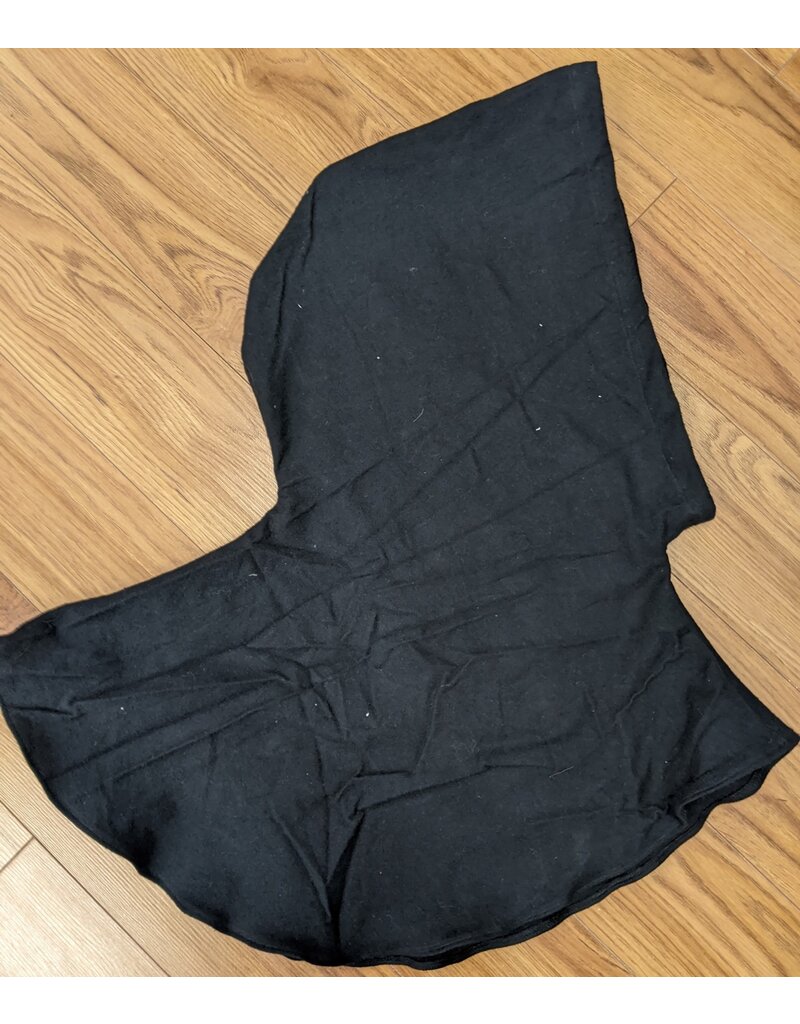 Cloakmakers.com H378 - Black Flannel Hooded Cowl