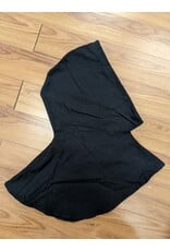 Cloakmakers.com H382 - Black Cotton Flannel Hooded Cowl