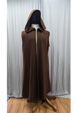 Cloakmakers.com R527 - Washable Extra Large Brown Jedi Vest w/Pockets