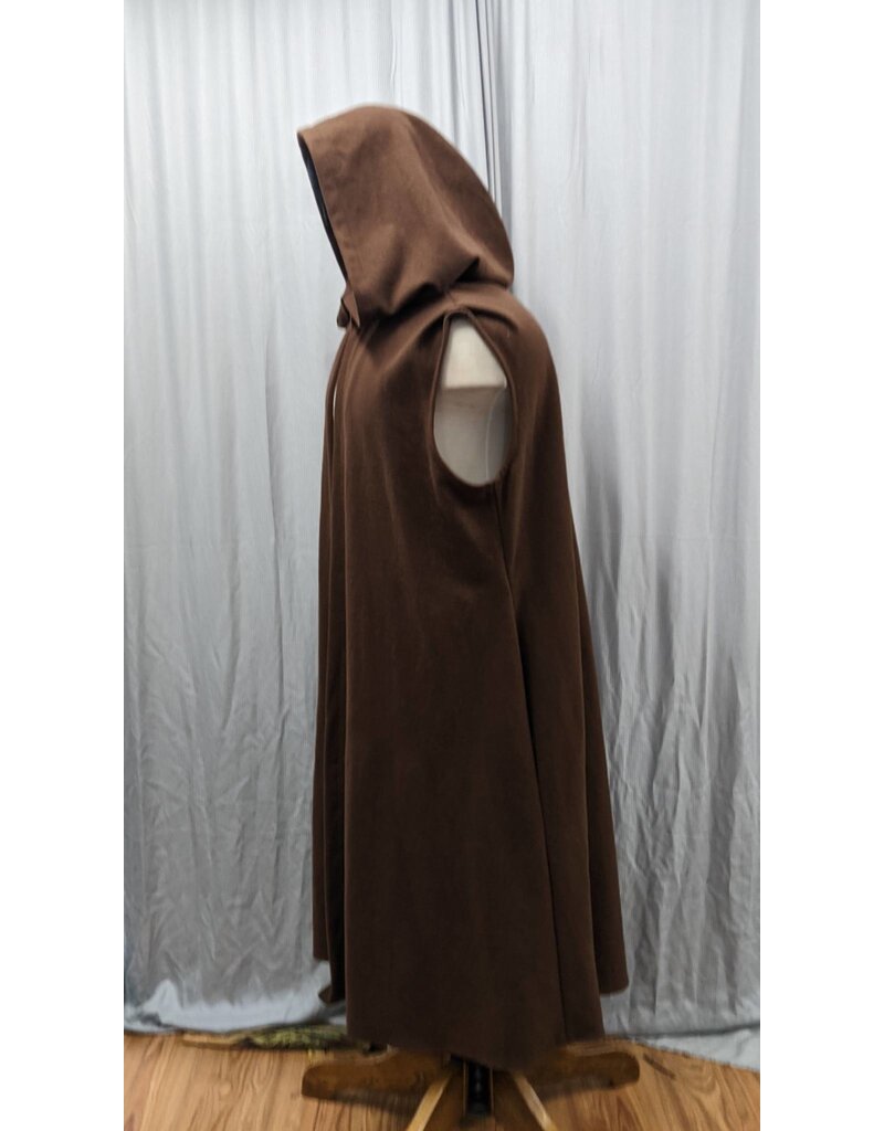 Cloakmakers.com R527 - Washable Extra Large Brown Jedi Vest w/Pockets