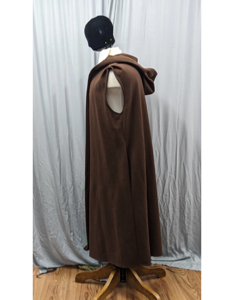 Cloakmakers.com R527 - Washable Extra Large Brown Jedi Vest w/Pockets