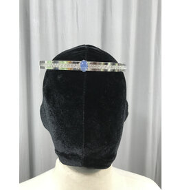 Cloakmakers.com Hermia Circlet - Blue Stone on Silver Tone Band