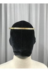 Cloakmakers.com Spiral Center Band Circlet, Unisex - Gold Plated