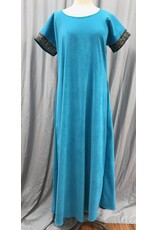 Cloakmakers.com G1156 Turquoise short sleeve gown w/pockets