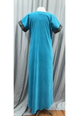 Cloakmakers.com G1156 Turquoise short sleeve gown w/pockets