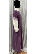 Cloakmakers.com G1152 - Purple Gown w/Trim, White Drop Sleeves, & Pockets