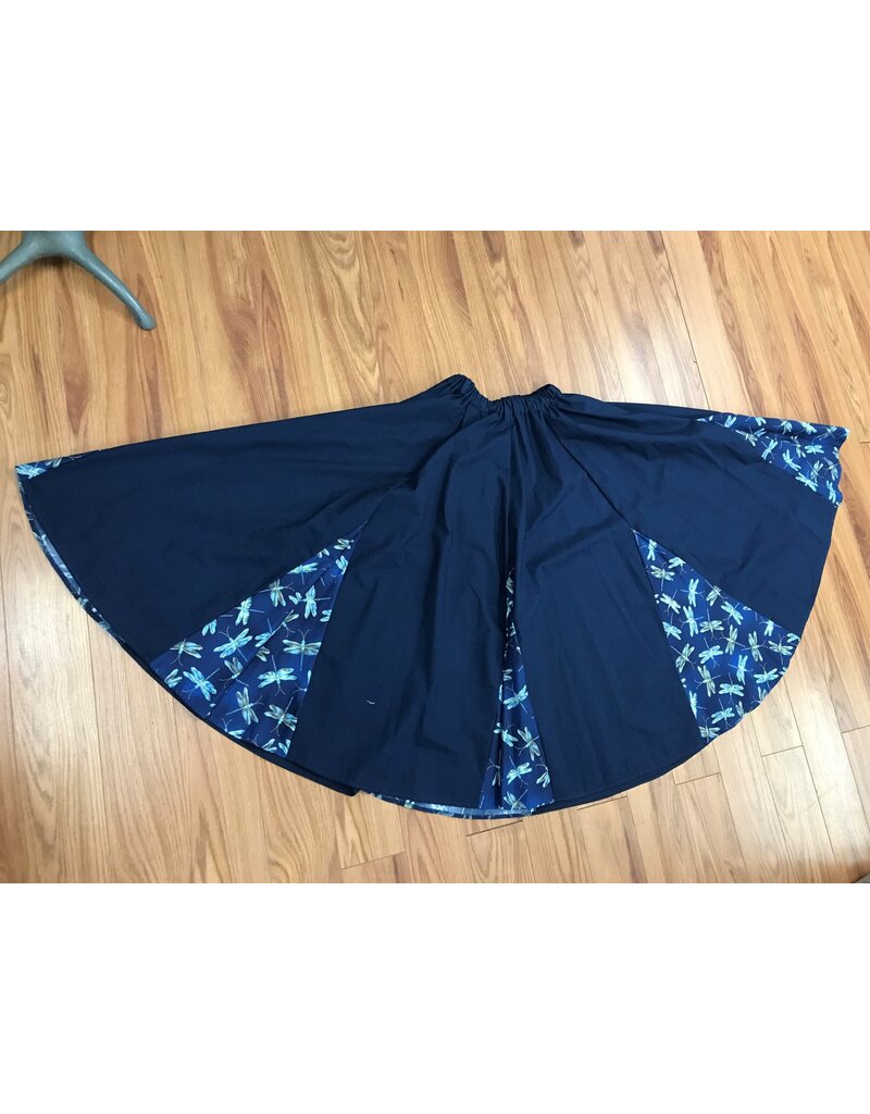 Cloakmakers.com K493 - Navy Dragonfly Dance Skirt w/ Pockets