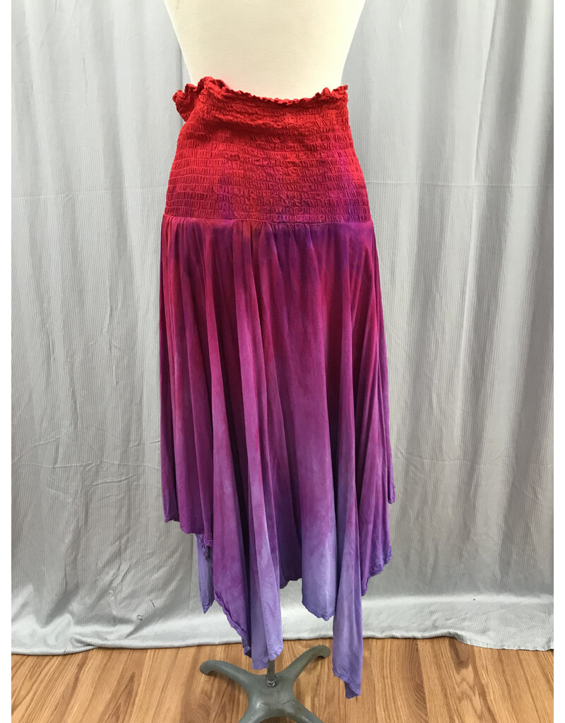 Cloakmakers.com K496 Morning Glory Variant Hand Dyed Dance Skirt/Dress