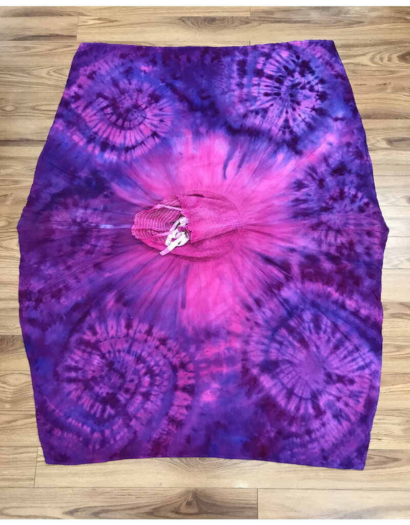  Tie Dyed Shop Cotton Purple and Gold Spiral Tie Dye T